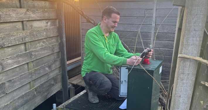 Een nieuwe pompinstallatie op een bijzondere plek